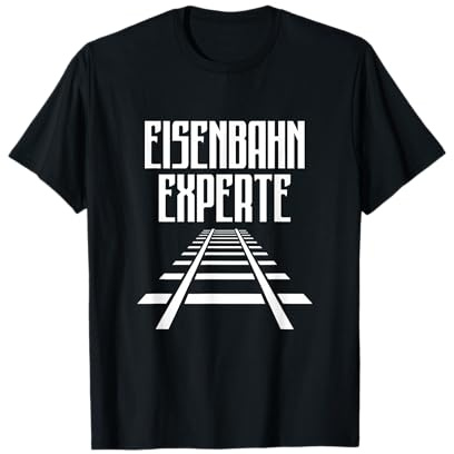 Eisenbahn Experte Eisenbahner Lokführer Zugführer Geschenk T-Shirt