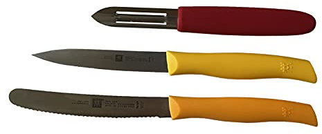 Zwilling Twin Grip Messerset, Edelstahl, 3-teilig