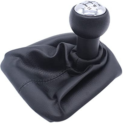 SHLPDFM Schaltsack + Schaltknauf Schaltmanschette Schalthebel 5 Gang für 207 307 308 CC