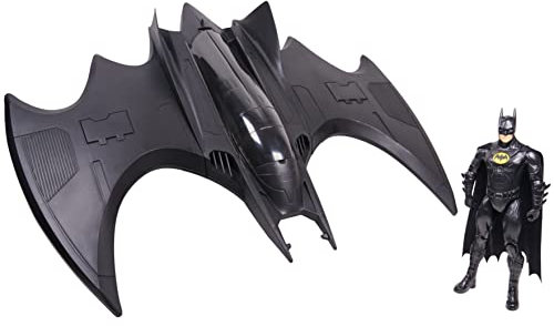 Batman DC Comics 10,2 cm Actionfigur und The Flash Batwing | Sammelspielzeug aus dem Film The Flash, für Jungen und Mädchen ab 3 Jahren
