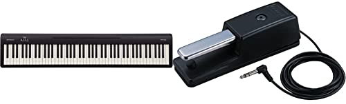 Roland FP-10 Digital Piano - Entfalte deine Kreativität mit integrierten Sounds, Übungsfunktionen und Apps, Schwarz & DP-10 Dämpfer-Pedal