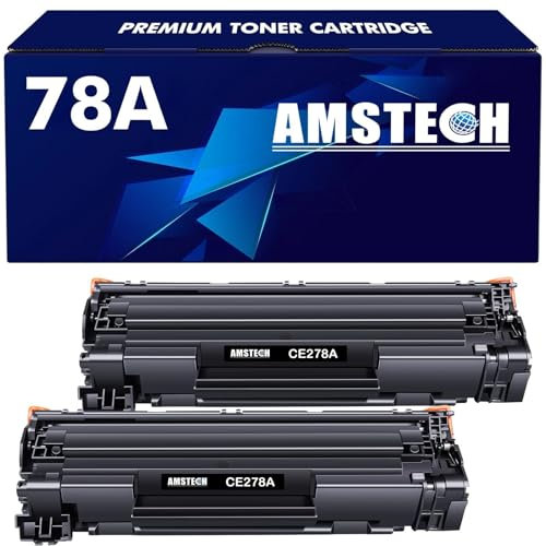 2 Pack 78A CE278A 78L CE278L CE278AD Kompatibel Tonerkartusche als Ersatz für HP Laserjet M1536 MFP M1536DNF P1560 P1566 P1606 P1606DN Schwarz