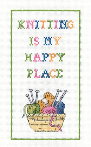 Heritage Crafts Cross Stitch Kit - Happy Knitting