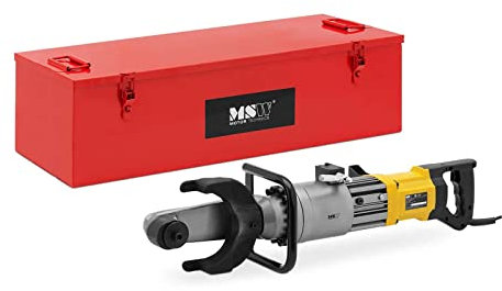 MSW MSW-RC-280 Cintreuse fer à béton électrique Épaisseur de pliage 28 mm 0 - 90° Cintreuse fer à béton électrique Cintreuse fer béton Pince à cintrer fer à béton