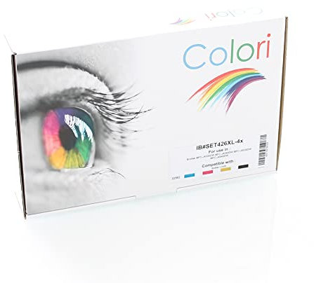 Colori Kompatibles Set 4X Druckerpatrone für Brother LC426VAL LC426XLVAL MFC-J4335DW MFC-J4340DW MFC-J4535DW MFC-J4540DW