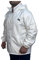 Unisex Men Women New Lawn Bowling White Fleece Lined Waterproof Hoodie Top Zipper Jacket (White Bowling Jacket, XL)