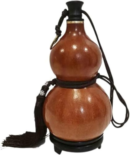 Pichet à Eau, Pot à vin de Gourde, pichet à Gourde Naturelle, pichet à Gourde à vin de saké, flasque Facile à Nettoyer, Bouteille d'eau de vin de Grande capacité, Gourde d'eau et d