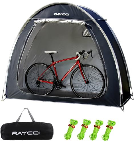 Fahrrad-Schuppen-Zelt, tragbare Fahrradschuppen mit 210D-Oxford-Gewebe, PU4000, wasserdicht, für 2/3/4/5 Fahrräder, Fahrradabdeckungen für Motorrad, Gartengeräte, Spielzeug, Rasenmäher, Größe XL