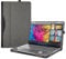 Laptop Case Cover for HP Envy x360 2-in-1 Laptop 16-ad 16z-ad 16-ac 16t-ac & for HP Zbook Firefly 16 Inch G11,Separable PU Leather Protective Bag Accessories with Thermal Vent (Light Grey)