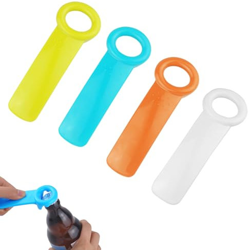 HHXUUAN 4 Stück Deckelöffner Glasöffner Schraubdeckelöffner,Dosenöffner Manuell für Schraubgläser Manuell Flaschenöffner Deckelöffner für Schraubgläser für Ältere Menschen, Kinder, Frauen