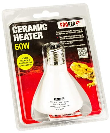 ProRep Ceramic Heat Emitter 60 Watts | Heating for Reptiles and Amphibians