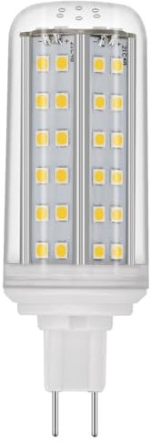 G8.5 LED Bulb 8 Watt Replace G8.5 Powerball Metal Halide Light Bulb, CDM-TC/CMH/HID/ T4.5 Light Bulbs Replacement, G8.5 Bi-Pin Base AC85-265V, 1 Pack(6000K Cool White)