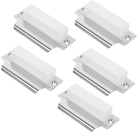 ETHZZLE 1satz Edelstahl Türsicherheitsplatte Verstärkungsplatte Für Türschlösser Installieren Langlebig Und Sicher Geeignet Für Standardtüren Teiliges Inkl Schrauben