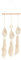 Sosoport Luft Ananas Blumenkorb graceling Gracy blumenkörbchen genschenkideen blumengestell Zimmerpflanzen drinnen Leben Luftpflanzen Blumenampel moderner Tillandsia-Hänger Holzstock Beige