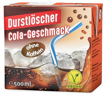 Durstlöscher Cola: Koffeinfreies Erfrischungsgetränk mit Colageschmack, Pfandfreies Trinkpäckchen, Vegan, Koffein- und Kohlensäurefreies Fruchtsaftgetränk, Ideal Für Unterwegs & Zuhause, 12 x 500 ml