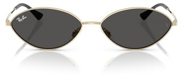 Oakley Unisex 0rb3757 Sonnenbrille, Rahmenfarbe (Vorderseite): Hellgold. Farbe der Gläser: Dunkelgrau
