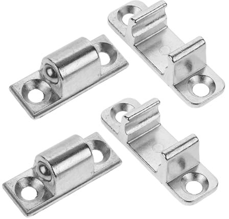 Homoyoyo 4 Stück Dunstabzugshauben-ersatzteile, Schiebe-kugelriegel Aus Edelstahl Für Die Wartung Von Glasscheiben, Universelle Passform, Küchengeräte-verriegelungen