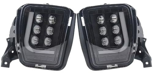 LUYYT Auto Front Stoßstange Nebel Licht Nebelscheinwerfer kompatibel mit für Dodge RAM 1500 2013-2018