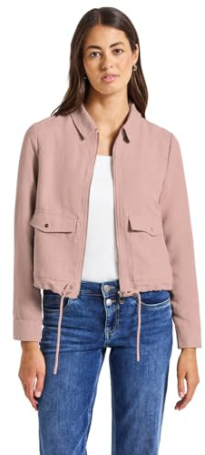 Street One Damen 2116757 Cordjacke mit Zipper, Faded Rose, 38