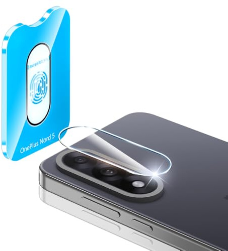 Lemxiee 2 Pièces Verre Trempé pour OnePlus Nord 5 Caméra Arrière Protecteur Film
