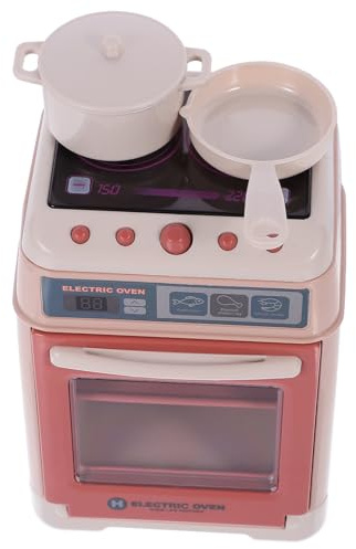 SUPVOX Mini Horno de Juguete Electrodoméstico Simulado Horno Encantador para Juguete de Bebedero Modelo de Escena Vida para Bebe Año