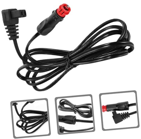 ZUNOXAZ Powerkabel für Auto Kühlbox Stabiles Mini Kühlschrank Netzkabel mit Deutschem Stecker Geeignet für Kfz Kühlbox Einfache Installation und Zuverlässige Stromversorgung