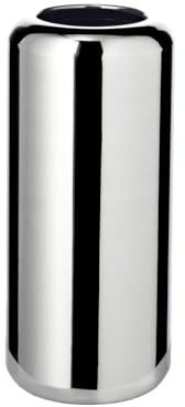EDZARD Vase Lunaria (H 23 cm, Ø 10 cm), Edelstahl | Für Schnittblumen und Sträuße, Blumenvase schmal, Dekovase, Tischdeko Wohnzimmer, Geschenk