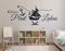 tjapalo® 90x35cm pkm69 Wandtattoo kleiner Pirat Wandtattoo Piratenschiff Kinderzimmer Junge Baby Babyzimmer Geburt Wandaufkleber mit Namen