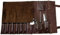 Professional Chef Lightweight Genuine Premium Maroon Leather Chef Knife Bag/Knife Roll 11 Pockets Space *KB001-11P