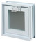 Ventana de ventilación para insertar en una pared de bloques de vidrio, ladrillo u hormigon | Dimensiones cm 19x19x8 | Sustituye 1 bloque de vidrio de 19x19x8 cm.| Unidad de venta 1 ventana