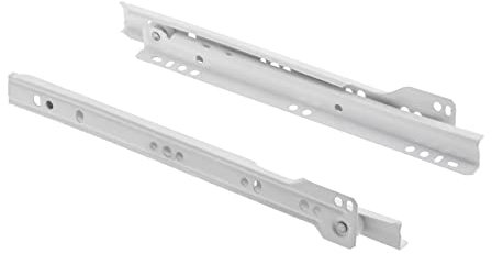 Rollschubführung GTV, 450 mm, weiß
