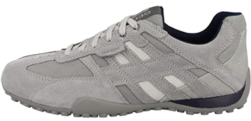 Geox Jungen Uomo Snake Sneaker, Lt Grey, 41 EU