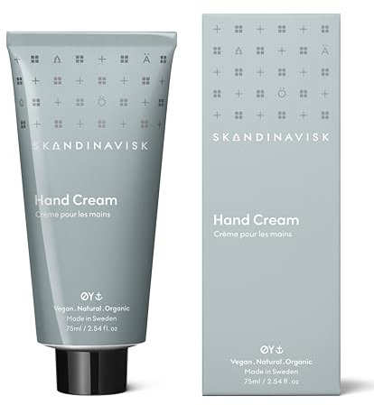 Skandinavisk ØY 'Insel' Bio Handcreme, Duftnoten: Zierapfel und Hundsrose, Wassermoose und grüne Blätter, 75 ml.