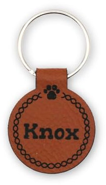 Hundemarke mit Gravur – Geräuschlos & klimperfrei – Individuell anpassbar – Hochwertiges Kunstleder – In verschiedenen Farben erhältlich