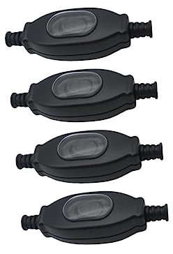 HOMSFOU 4piezas Interruptor Conmutador Exterior Estanco Línea Doble Práctico y Resistente Accesorios Completos