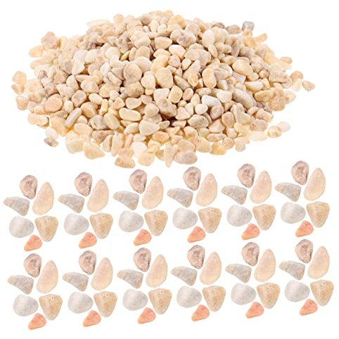 Toyvian 1 Dekorative Steine Mini kleine Gartensteine im Freien drinnen Steingartensteine Felsen für die Landschaftsgestaltung kleine Steine Sandtisch Steinmodell Kiesel