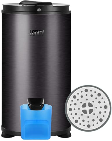 Lodgy - Centrifugeuse - Essoreuse sèche - Centrifugeuse Linge - Mini Sèche-linge - AAA+ - Noir