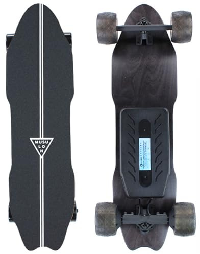 Elektro Skateboard, vierrädriges Longboard mit Zwei 400w nabenmotoren, wasserdichtes, stoßabsorbierendes Skateboard, maximale belastung 150kg, 40km/h Dual-Drive-30km(Off-Road)
