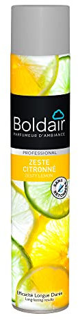 BOLDAIR - Désodorisant Zeste Citronné - Élimine les Mauvaises Odeurs & Parfume l'Air - Fabriqué par Les Plus Grands Parfumeurs de Grasse - Made in France - Pulvérisateur 500 ml