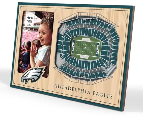 YouTheFan NFL New England Patriots 3D Stadiumviews Bilderrahmen