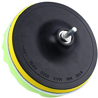 pulido de coche Ejoyous, esponja de pulido de máquina de pulido, juego de esponja 7 pulgadas para accesorio de pulido destornillador inalámbrico máquina de pulido Adaptador de taladro M10