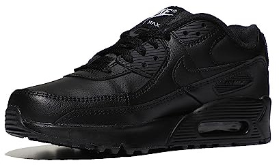 Nike Nike Air Max 90 Ltr Big Kids' Shoe, Unisex Kid's Running Shoe, Black/Black-Black-White, 5.5 UK (38.5 EU)