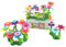 Blumengarten Kreationsspielzeug | 98 Stück | Mehrfarbige Blumen Montage | für Kinder ab 3 Jahren