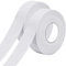 2 Roll Hockey Tape, 54 Yards Hockey Stick Tape, Selbstklebendes Eishockey Grip Tape, Saugfähiges Schlägerband für Tennis Squashschläger, Overgrip, Springseil, Badmintongriff, Schlägergriff (Weiß)
