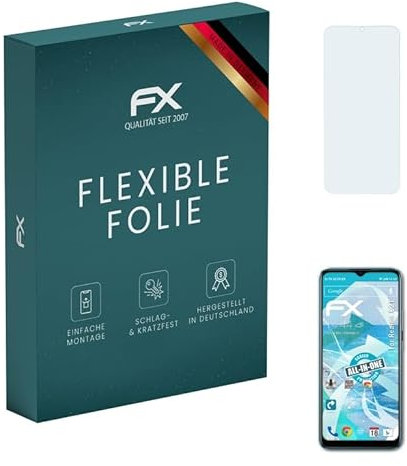 atFoliX Película Protectora compatible con Realme C21 Protector Película, ultra claro y flexible FX Lámina Protectora de Pantalla (3X)