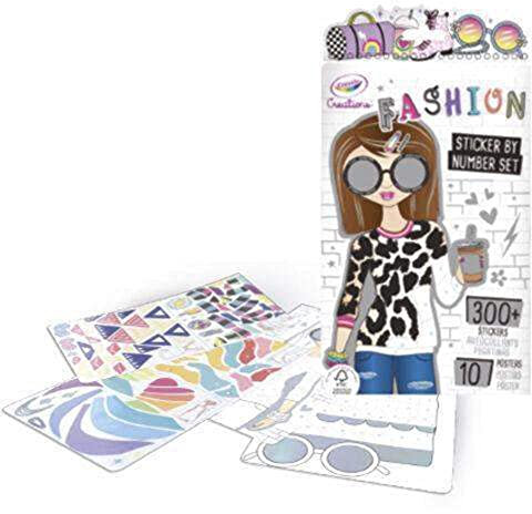 Crayola Creations, Album Mode mit Zahlen Kreieren, Kreative Beschäftigung und Geschenk für Kinder, ab 8 Jahren, Mehrfarbig, 26285