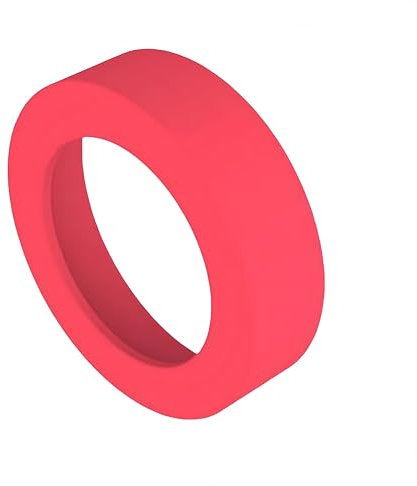 Gteller Silikon-Schutzhülle für Flachmann, Becher, Trinkflasche, Rot, 65 cm, 4 Stück