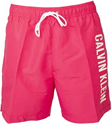 Calvin Klein Boxer Uomo Mare CK Piscina con Tasche e Coulisse Esterna Articolo ZM0ZM01961 Medium Drawstring, T1I Jewel Pink, M