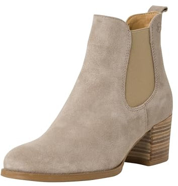 Tamaris Stiefel Damen Blockabsatz beige,EU 40