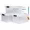 Novaliv 3x Aufbewahrungsboxen mit Deckel 27L transparente Nestbar stapelbare Storage boxes mit Clipverschluss Kunststoffbox BPA-frei 46,5x36,5x24 cm